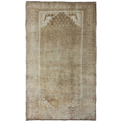 Midcentury Burdur Rug In C Pink Mauve And Gray For At 1stdibs Midcentury Vintage Turkish Rug With Medallion In Taupe Cream Gray And Brown