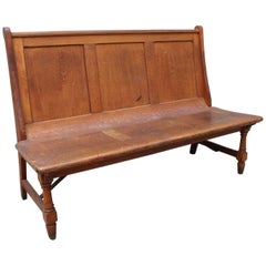 Oak Wood Bench