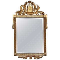 Early Gilt Danish Mirror