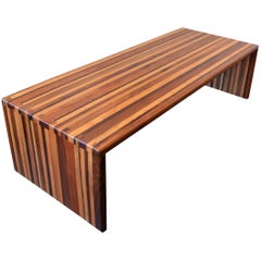 Tavolino o panca in legno misto laminato California Craft Studio A