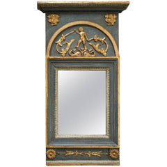 Swedish Neoclassical Mirror with Mythological Figures