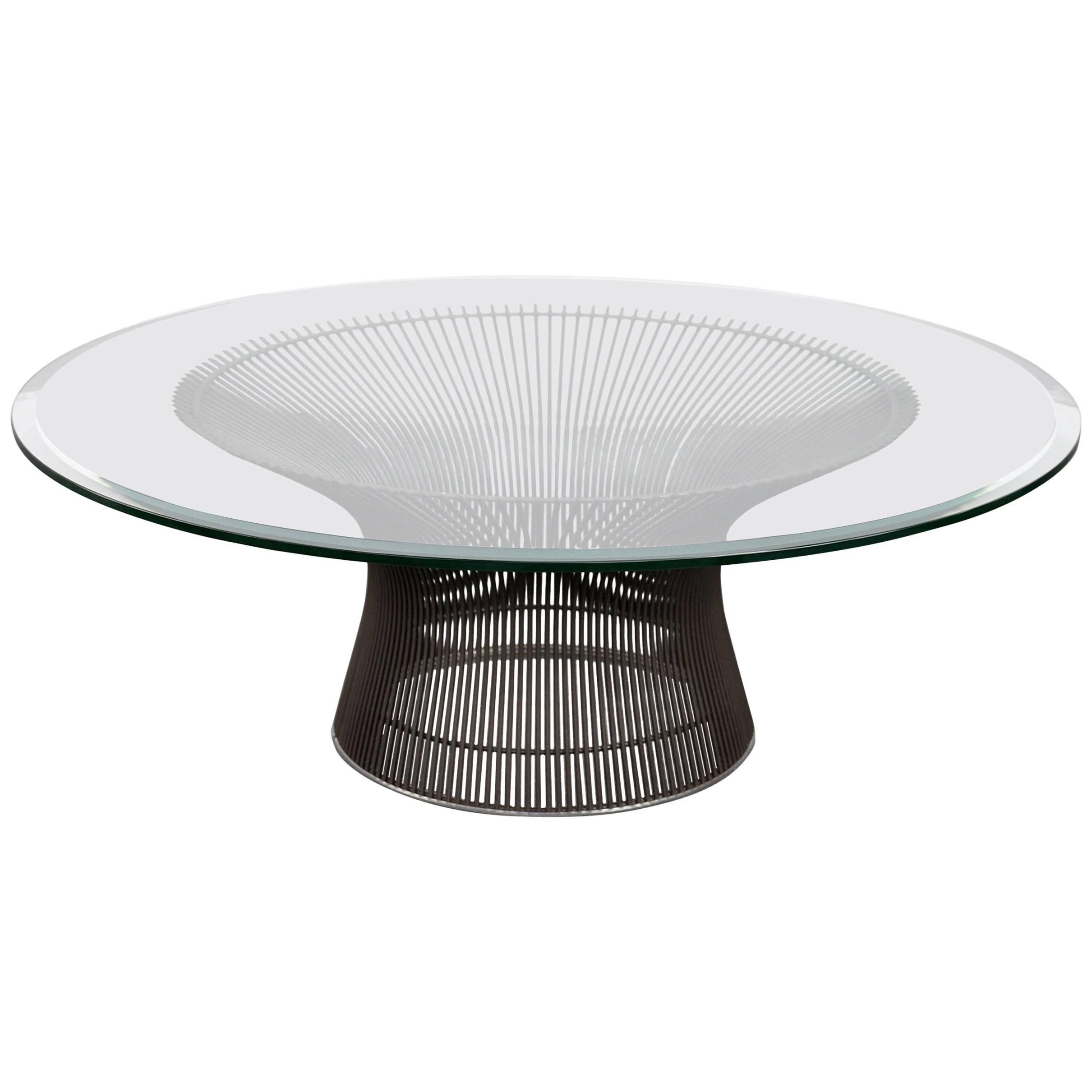 Warren Platner Knoll Bronze Coffee Table