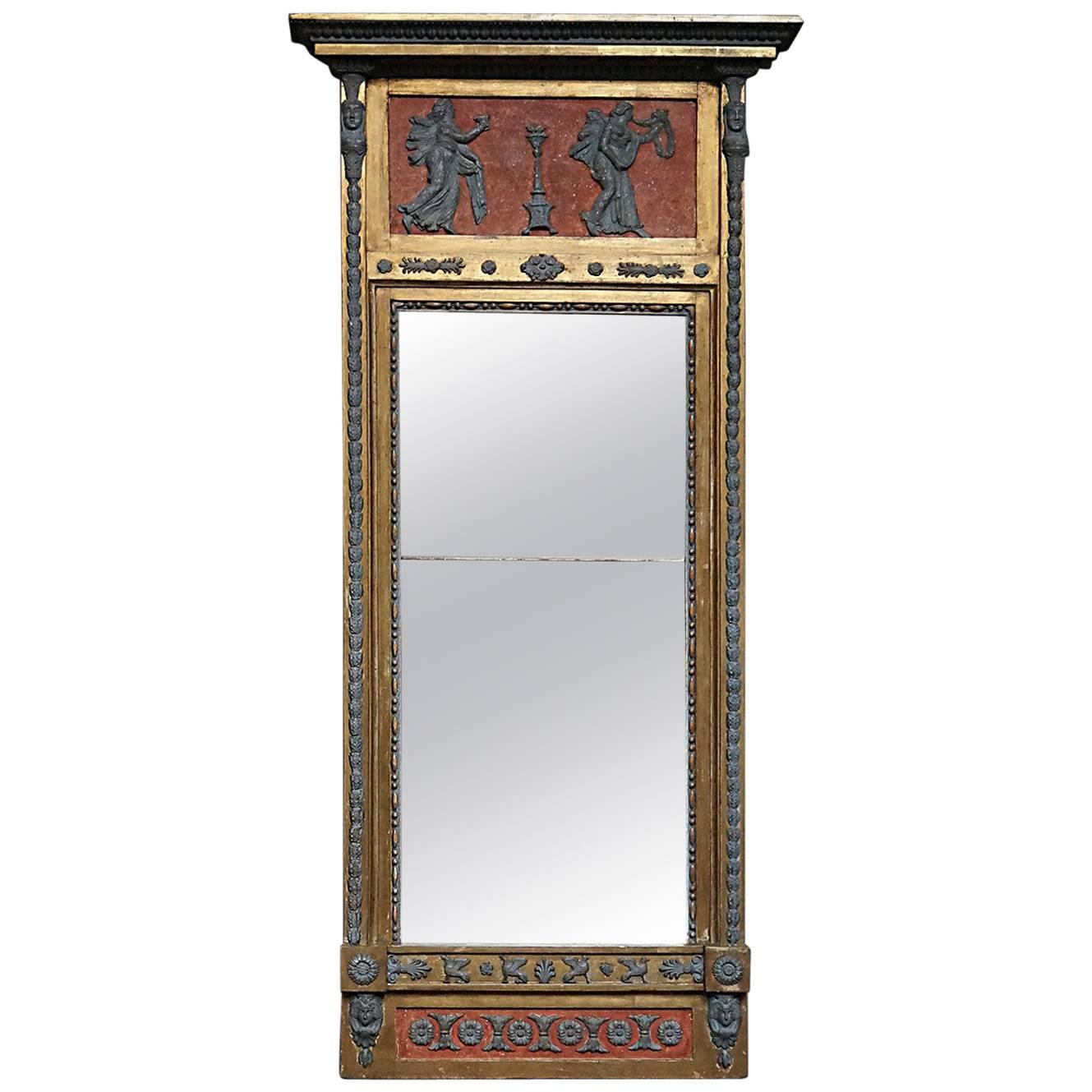 Swedish Neoclassical Pier Mirror