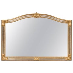 Classical Revival Wall Mirror, 21st Century Overmantel