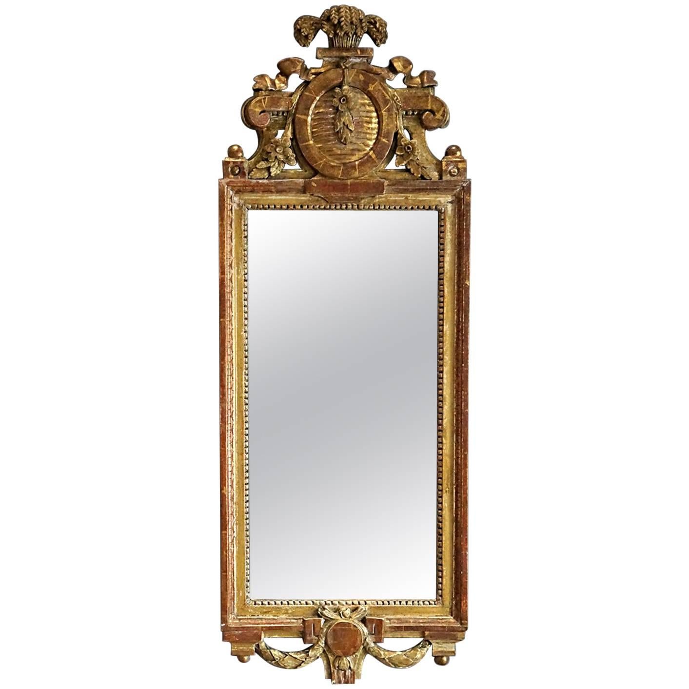 Period Gustavian Mirror by Johan Åkerblad