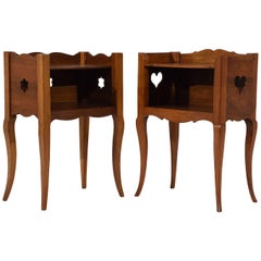 Pair of Antique French Provincial Style Night Stands 8