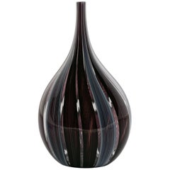 Adriano dalla Valentina Murano Glass Vase with Slender Neck
