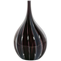 Adriano dalla Valentina Vase en verre de Murano à col fin