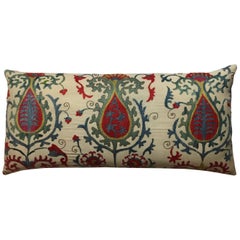 Large Vintage Suzani Pillow