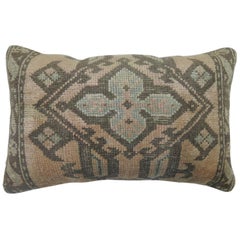Antique Oushak Rug Pillow 6