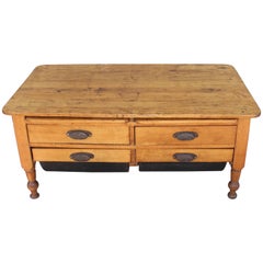 19th Century Coffee Table with Drawers 19th Century Coffee Table with Drawers