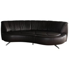 Designer De Sede DS164 Braunes Leder-Sofa, aktuelles Modell