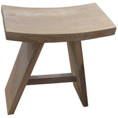 Andrianna Shamaris St. Barts Tall 'A' Teak Wood Bench