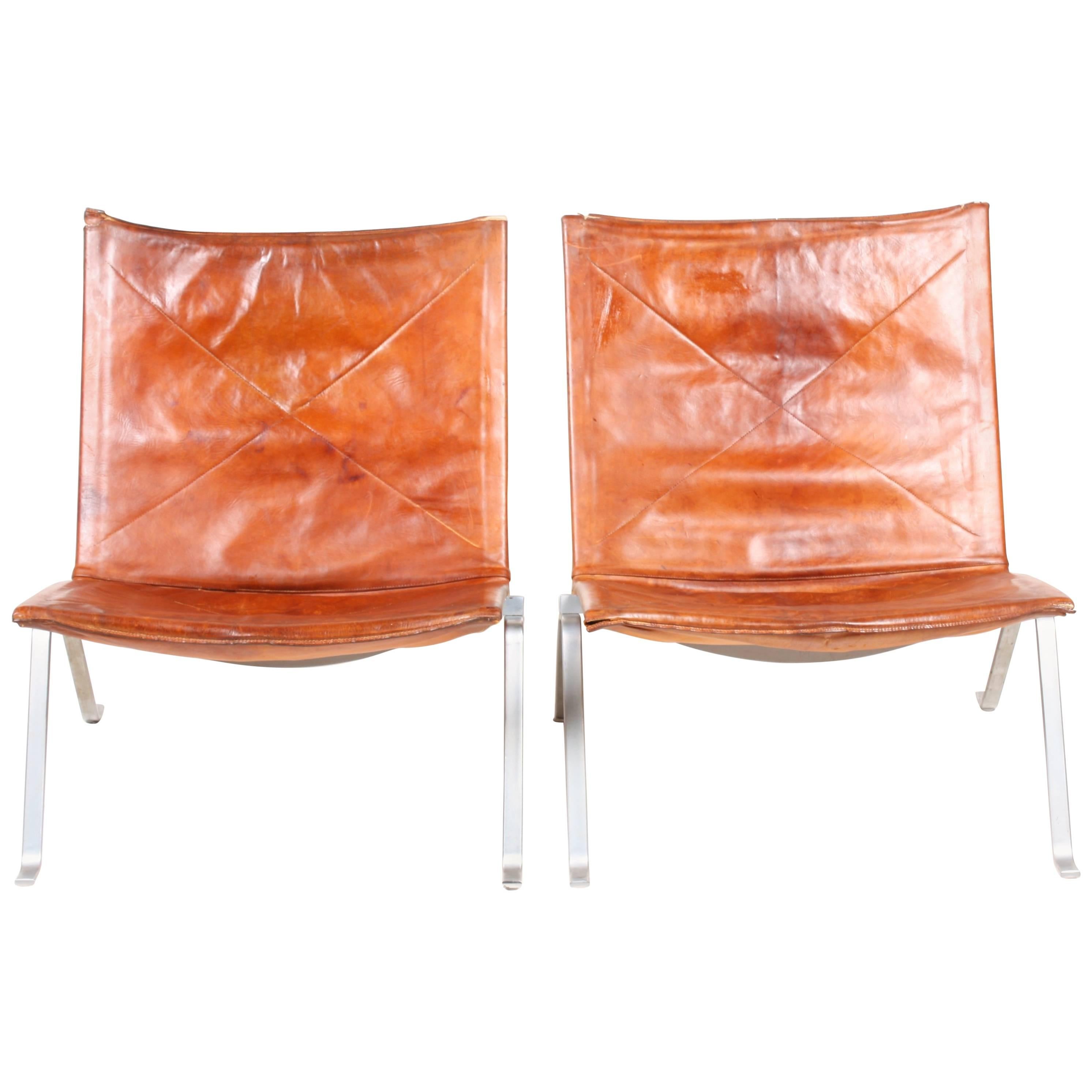 Pair of PK 22 Lounge Chairs