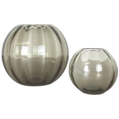 Vintage 1960s Set of two Turmalin Vases by Wilhelm Wagenfeld for WMF, Germany 12