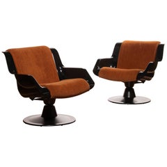 1960s, Yrjö Kukkapuro Set Chairs Model 3814-1KF