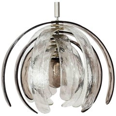 Carlo Nason for Mazzega 'Artichoke' Murano Glass Chandelier, 1960s 1