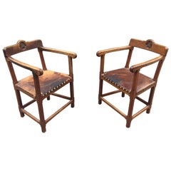 Ein Paar Sessel aus der Neorenaissance, um 1900