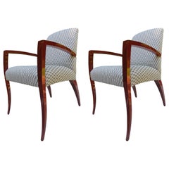 Pair of Kenneth Winslow Studio Crafted Armchairs