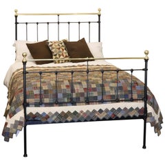 Antique Double Victorian Bed in Black MD52