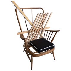 Used Contemporary 'Another Chair' in Beechwood from the Boarded Up Collection