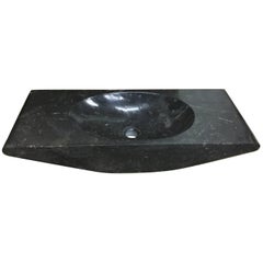 Antique Mid-Century Blue Stone Sink