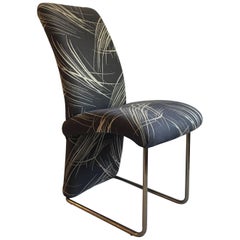 Milo Baughman for Thayer Coggin Tubular Brass Chair