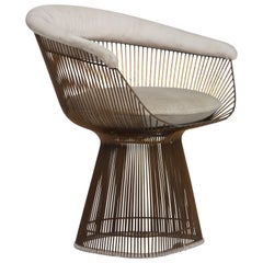 Warren Platner Bronze Lounge Chair