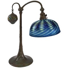 Antique Tiffany Studios New York "Counter Balance" Table Lamp