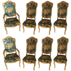 Set of Eight Louis XV Style Dining Room Chairs 11