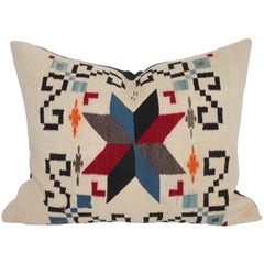 Used Tex Coco Mexican/American Indian Weaving Pillow