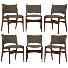 Set of Six Danish Mid-Century Modern-Style Dining Chairs 5
