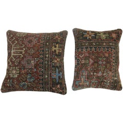 Antique Persian Heriz Pillows
