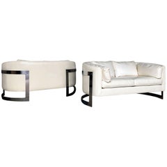 Used Milo Baughman Style Cantilever Sofas or Loveseats