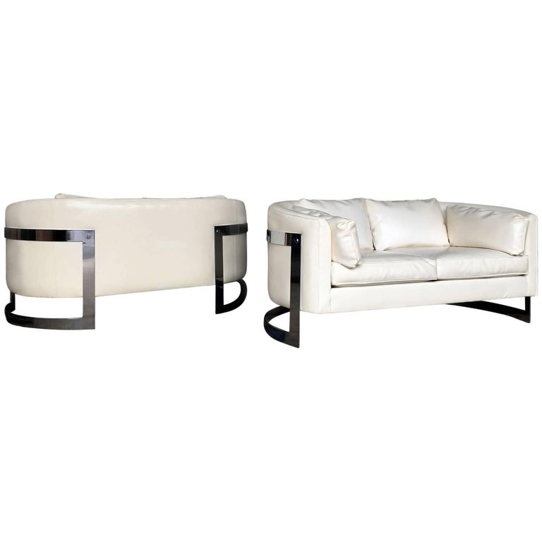 Milo Baughman Cantilever Sofas Or Loveseats