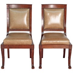 Pair of French Neoclassic Period Chairs