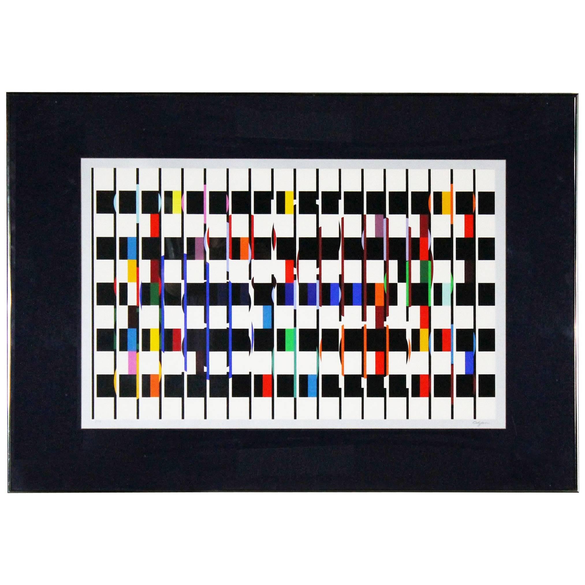 Yaacov Agam Serigraph One and Another No. 2 Signed and Marked E.A.