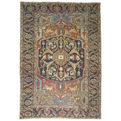 Antique Persian Heriz Oriental Rug 6