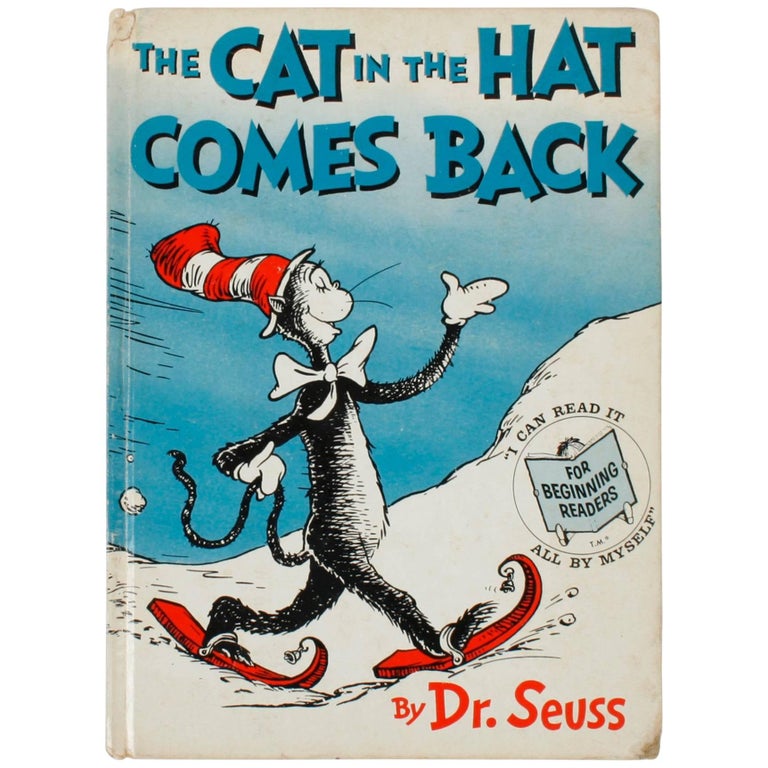 "The Cat in the Hat Comes Back" Book, First Edition by Dr. Seuss For