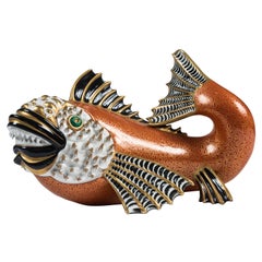 Large Fanciful Fantasy Fish by Oggetti Mangani