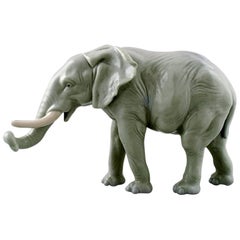 Karl Ens, Germany Porcelain Figurine Large Elephant