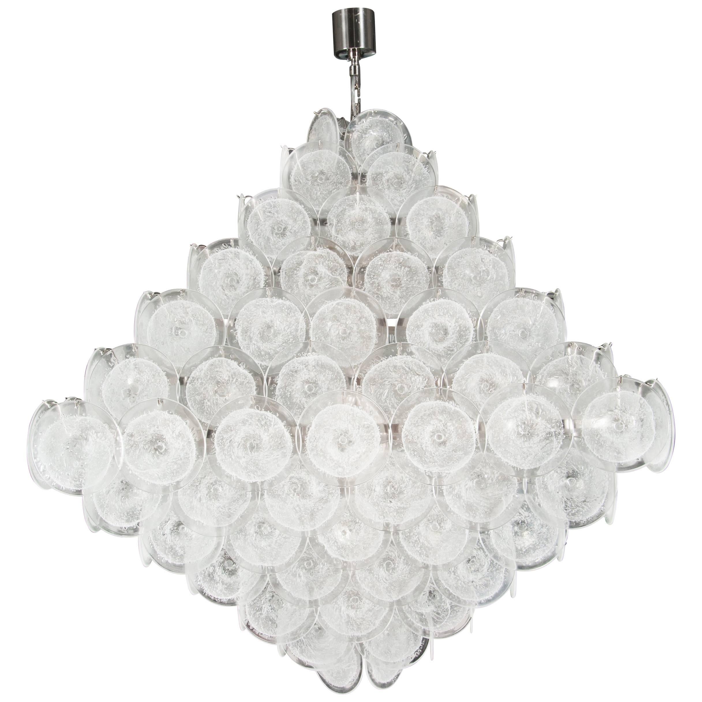 Pyramid Disc Chandelier