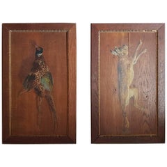 Two Late 19th Century French Still Life Paintings of Dead Animals