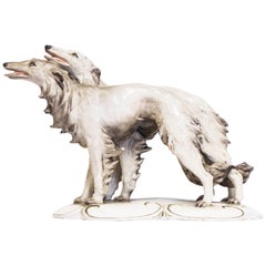 Statue of Greyhound Dogs, 20th Century