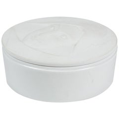 Circular Matte Porcelain Lidded Dish by KPM 11