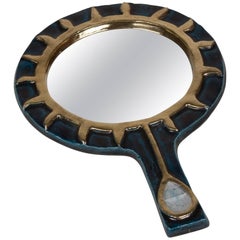 Ceramic Frame Mirror by Francois Lembo 7