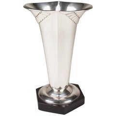 Silver Plate Trophy Vase, French, 1930s 10