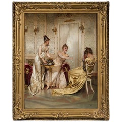Charles-Joseph-Frédéric Soulacroix   "Afternoon Tea for Three"