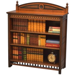 Antique Aesthetic Movement Solid Walnut Bookcase