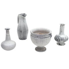 Herman A. Kahler Keramik Earthenware Vases by Svend Hammershoj, Denmark, 1930s